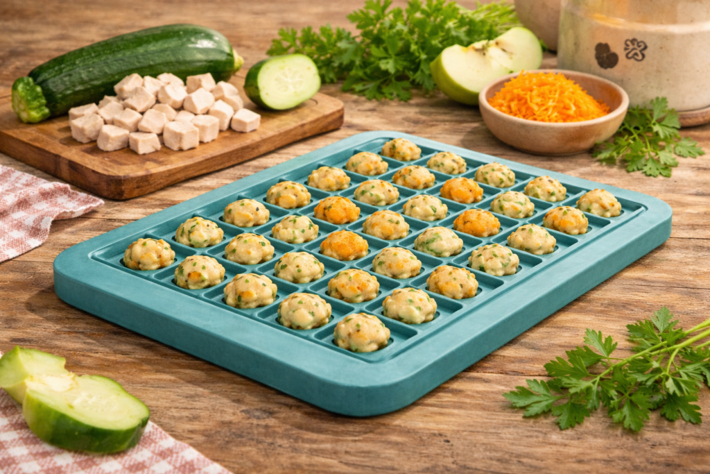 Kalorienarme Hundeleckerli aus der Backmatte Kalorienarme Hundeleckerli aus der Backmatte