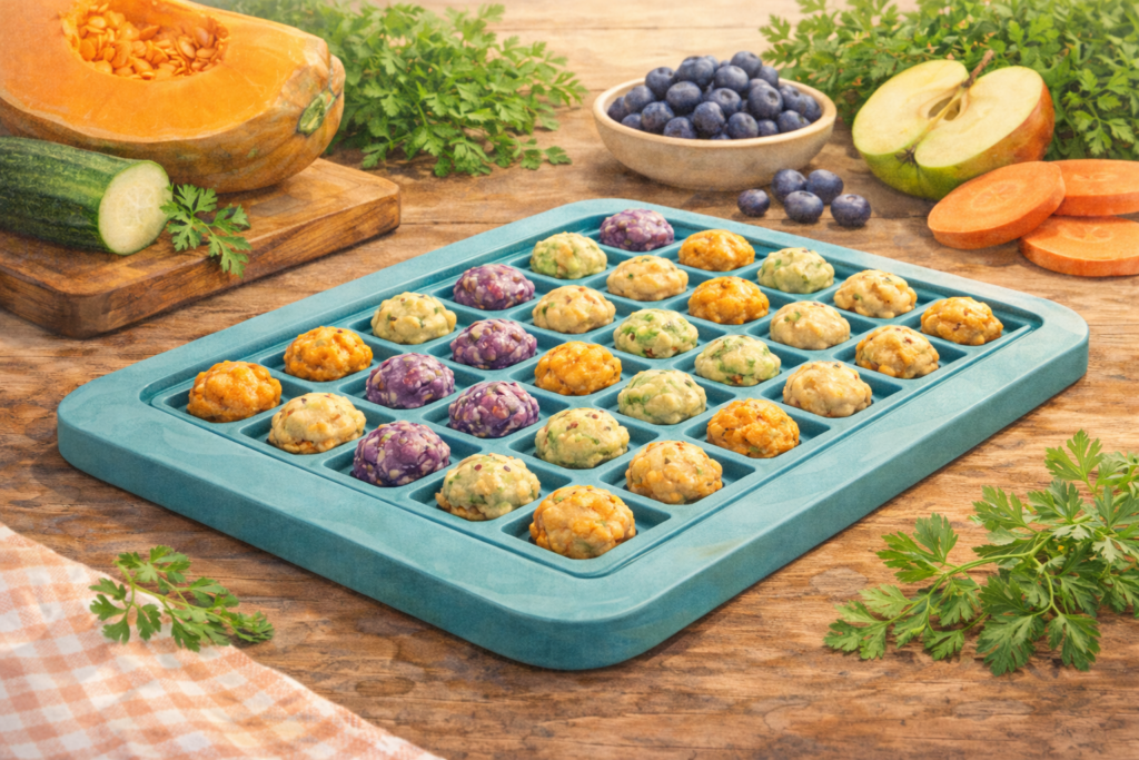 Gesunde Superfood Hundeleckerli aus der Backmatte