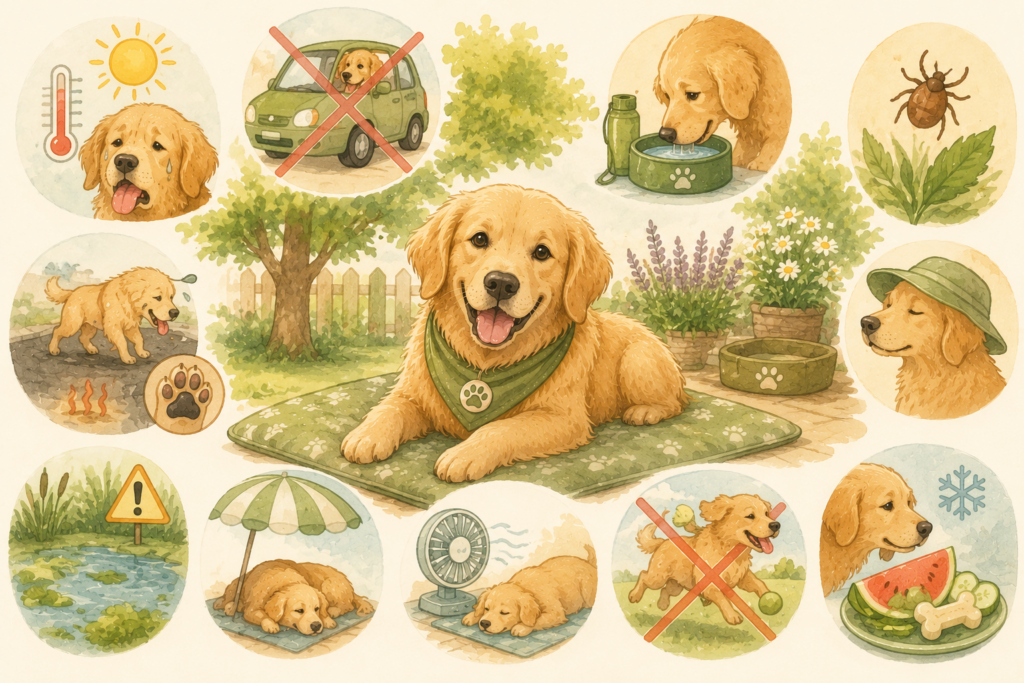 Sommer-Gefahren für Hunde: 10 wichtige Tipps